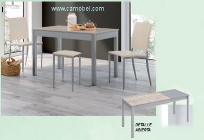 Conjunto mesa sillas cocina pequeña